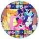 RMLP2Z My little pony micii ponei imagine comestibila din icing D20cm